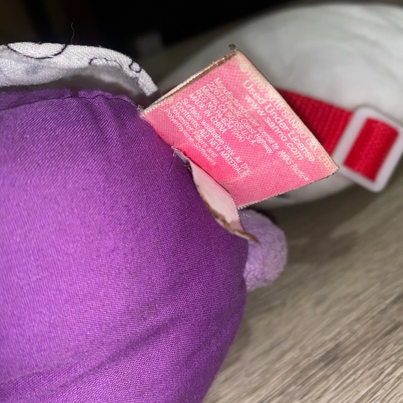 Hello Kitty stuffed animals Purple white multi colored and small Backpack lot - Picture 12 of 14